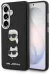 Karl Lagerfeld Saffiano Double Heads Metal telefoni &uuml;mbris Samsung Galaxy S26+ (S947) must