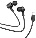 Juhtmega k&otilde;rvaklapid USB C Hoco M86 mustad