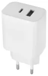 Maxlife MXTC-06 travel charger | 20W | PD, QC | USB-C, USB-A | white