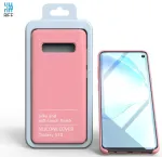 Riff &Otilde;huke ja pehme silikoonist tagakaas pehme siseosaga Samsung S10 G973 Rose jaoks