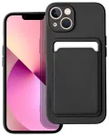 Riff Card seeria silikoonist rahakott Apple iPhone 11 Black