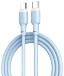 XO NB208B Vastupidav TPE Universaalne USB-C kuni USB-C PD 60W Andme- & Kiirlaadimiskaabel 2.4A 1m Sinine