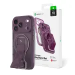 AmazingThing Titan Pro Lens Stand Set telefoni &uuml;mbris alusega ja MagSafe toega iPhone 18 Pro Max lilla