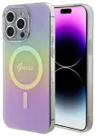 Guess GUHMP15XHITSP IML Iridescent telefoni &uuml;mbris MagSafe toega iPhone 15 Pro Max roosa (disain 2)