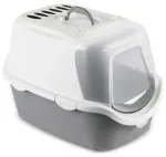 Cat toilet closed Cathy Easy Clean 56x40x40cm white|grey