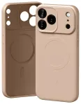 Mercury poolsilikoonist telefoni&uuml;mbris MagSafe toega, sobib iPhone 17 Pro Max jaoks, roosa