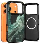 TECH-PROTECT LAMANO telefoni&uuml;mbris MagSafe toega Apple iPhone 17 Pro Max jaoks, roheline