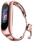 nutikella rihm Xiaomi Mi Band 3/4/5/6 jaoks | roostevaba teras | roosa