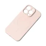 Silicone Case telefoni &uuml;mbris MagSafe toega iPhone 15 Pro Max beež