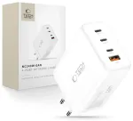 Tech-Protect NC240W-GaN travel charger | 240W | PD, QC, GaN | USB-C, USB-A | white