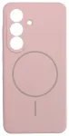 Silicone 2mm telefoni &uuml;mbris MagSafe toega Samsung Galaxy S26 (S942) roosa