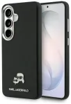 Karl Lagerfeld Saffiano KC Metal Logo telefoni &uuml;mbris MagSafe toega Samsung Galaxy S26 (S942) must