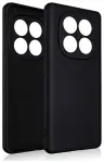 Beline silikoonist &uuml;mbris Xiaomi Redmi Note 14 Pro 5G jaoks, must