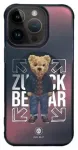 Zuck Bear California Cool telefoni &uuml;mbris MagSafe toega iPhone 15 Pro Max sinine