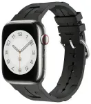 Beline nutikella rihm Apple Watch (38/40/41 mm) jaoks | silikoonist | must
