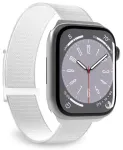 Puro Sport nutikella rihm Apple Watch (38/40/41 mm) jaoks | nailonist | valge