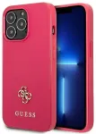 Guess GUHCP13LPS4MF iPhone 13 Pro | 13 6,1" roosa hardcase Saffiano 4G Small Metal Logo