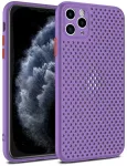 Fusion Breathe Silicone telefoni &uuml;mbris iPhone 12 Mini lilla