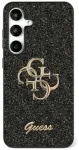 Etui Guess Fixed Glitter Big 4G Metal     Logo do Samsung Galaxy S25 Plus czarny