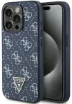 Guess GUHCP15LPG4GPB iPhone 15 Pro 6.1" sinine|blue k&otilde;vakest 4G Triangle Metal Logo
