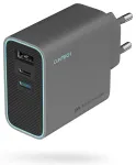 Cuktech CUKAD653EUGR reisilaadija | 65W | PD, QC, GaN, PPS | USB-C, USB-A | hall