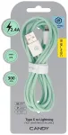 Blavec CCA-UL24GN30 andmeedastus- ja laadimiskaabel | USB-A kuni Lightning | 12W | 3m | roheline