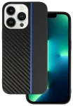 Tel Protect CARBON telefoni &uuml;mbris iPhone 13 Pro must sinine