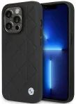 Case BMW BMHCP14L22RQDK iPhone 14 Pro 6.1" black|black Leather Quilted