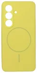 Silicone 2mm telefoni &uuml;mbris MagSafe toega Samsung Galaxy S26 (S942) kollane