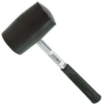 Kummist haamer 680g 65mm metallist k&auml;epidemega