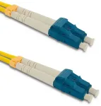 Qoltec Kiudoptiline patchcord LC/UPC - LC/UPC | &Uuml;herealine | 9/125 | G652D | Duplex | 3m