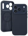 Liavec Silk Shield telefoni &uuml;mbris MagSafe toega iPhone 17 Pro tumesinine