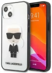 Karl Lagerfeld KLHCP13SHIKCK iPhone 13 mini 5,4" l&auml;bipaistev Ikonik Karl kaitse&uuml;mbris
