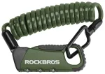 "Rockbros RBK6N" koodiga jalgrattalukk - roheline