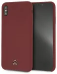 Mercedes MEHCI65SILRE iPhone Xs Max punane k&otilde;va kest Silicone Line