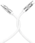 XO NB208B Tsingitud Universaalne USB-C kuni USB-C PD 60W Andme- & Kiirlaadimiskaabel 5A 1.2m Valge