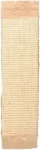 Nail sharpener : Trixie Scratching Board with Plush 15*62cm, beige