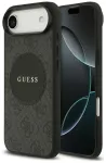 Guess 4G Circle Classic Logo telefoni&uuml;mbris MagSafe toega iPhone 17 Air jaoks, must