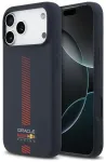 Red Bull Silicone Powerbar telefoni &uuml;mbris MagSafe toega iPhone 17 Pro Max tumesinine