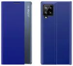 Sleep Case Bookcase Type Case with Smart Window for Samsung Galaxy A22 4G blue
