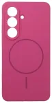 Silicone 2mm telefoni &uuml;mbris MagSafe toega Samsung Galaxy S26 (S942) roosa