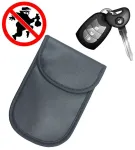 Anti-theft case for car keys blocking radio waves Keyless Faraday Box cover Faraday cage 14 cm with 10 cm black