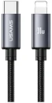USAMS U91 andmeedastus- ja laadimiskaabel | USB-C kuni Lightning | 30W | 1m | hall