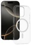Transparent Slim telefoni &uuml;mbris MagSafe toega iPhone 14 Pro l&auml;bipaistev valge