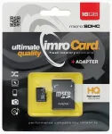IMRO m&auml;lukaart microSD 16GB 100MB/s class 10 UHS I SD-adapteriga