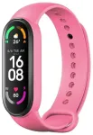 Silikoonist nutikella rihm Xiaomi Mi Band 5/6/7 jaoks | silikoonist | roosa