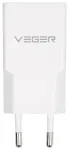 Telefonija laadija VEGER USB A + USB C QC PD 30W 30W1A1C valge