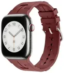 Beline nutikella rihm Apple Watch (42/44/45/49 mm) jaoks | silikoonist | punane