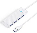 Orico PAPW4A-U3 USB jaotur 4-portiline 4x USB-A 3.0 1.8 m - Valge