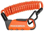 "Rockbros RBK6N" koodiga jalgrattalukk - oranž